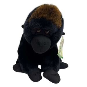 Vintage Wild Republic Cuddlekins Black Monkey Gorilla 12" Floppy Item Deadstock